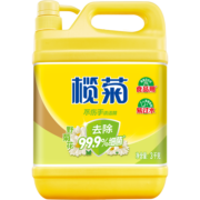 榄菊 不伤手洗洁精3kg野菊花除菌99%厨房洗碗餐具净洗涤灵食品用级别