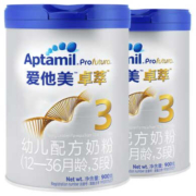 再降价、京东百亿补贴：Aptamil 爱他美 卓萃系列 幼儿配方奶粉 3段 900g*2罐
