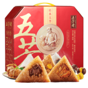 五芳斋 粽子礼盒 端午节送礼嘉兴特产 12粽子6口味大礼包 经典五芳1680g