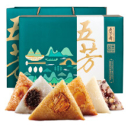 plus会员：五芳斋 粽子礼盒  五芳风华礼盒装1680g*2件