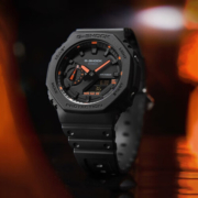 CASIO卡西欧G-SHOCK系列迷彩八角农家橡树防水防震复古运动多功能手表 GA-2100-1A4