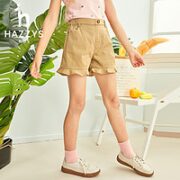 HAZZYS 哈吉斯 女童时尚梭织短裤
