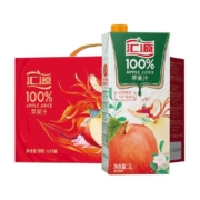 汇源100%果汁苹果汁1L*5盒浓缩果蔬汁饮料整箱礼盒