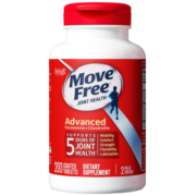 Move Free益节 氨糖红瓶200粒 硫酸软骨素 美国进口维骨力 盐酸氨基葡萄糖 骨维力成人中老年人保护关节关节