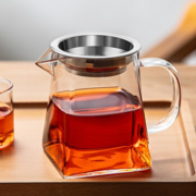 忆壶茶 玻璃公道杯+茶漏350ml*2件
