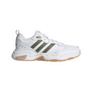 adidas阿迪达斯官方轻运动STRUTTER男子舒适跑步复古老爹鞋小白鞋 白/橄榄绿/棕 42(260mm)