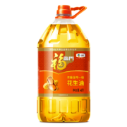 福临门 中粮 浓香压榨花生油4L
