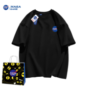 NASA GAME官网联名款新品2023纯棉短袖t恤男女儿童潮牌童装T恤