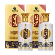 概率券、XIJIU 习酒 金质（第四代新款）53度酱香型白酒 500ml*2瓶