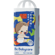 bc babycare拉拉裤 艺术大师单包透气薄四季婴儿尿不湿柔软亲肤 L码-38片/包-适合9-14kg