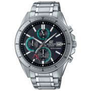 卡西欧（CASIO）手表 EDIFICE系列商务太阳能动力显示多功能男表 EFS-S510D-1B