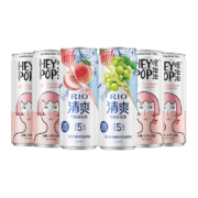再降价：RIO锐澳  清爽系列330ml*2+气泡水330ml*4 *2件