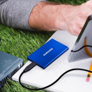Samsung 三星 T7 便携式固态硬盘2TB MU-PC2T0H/WW