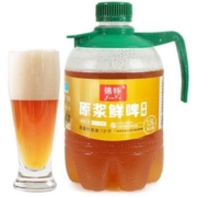 青麦（QINGMAI）青岛特产啤酒 精酿原浆啤酒 全麦扎啤生啤鲜啤酒7天鲜活1.5L桶装 黄啤1.5L*1桶