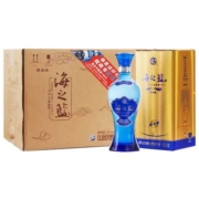 洋河蓝色经典海之蓝旗舰版42度520mL*6瓶整箱装绵柔浓香型白酒