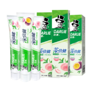 京东百亿补贴：DARLIE 好来(原黑人) 茶倍健初萃茶牙膏 3支（白桃味+百香果味）共480g