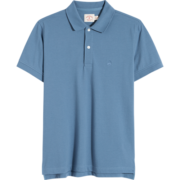 布克兄弟（BrooksBrothers） 男士新款纯棉珠地网眼纯色短袖Polo衫 4003-雾霾蓝 S