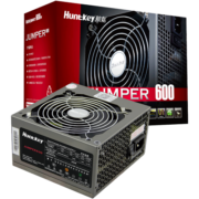 航嘉（Huntkey）白牌600W JUMPER600电脑电源（80PLUS白牌/单路45A/主动PFC/双管正激/全电压/背部走线）