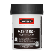 Swisse斯维诗 50+男性复合维生素片 90片/瓶 含39种营养元素 含维C维B 补充能量 中老年免疫力 配方全新升级