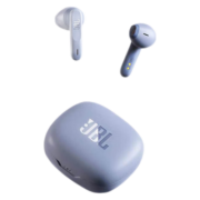 JBL WAVE FLEX//W300TWS真无线蓝牙耳机半入耳式麦克风通话降噪运动音乐耳机苹果耳麦 W300蓝 空气佩戴感 增强通话