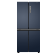 海尔（Haier）【22年新品】海尔（Haier）冰箱 十字对开门四开门 406升 一级变频风冷超薄家用电冰箱 一级双变频+母婴专区+DEO净味+纤薄机身