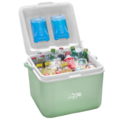TanLook保温箱户外露营冷藏箱 大容量保鲜箱 薄荷奶绿5L【配4冰袋/1冰晶盒】
