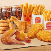 BURGER KING 汉堡王 吃鸡大套餐 3-4人餐 电子券