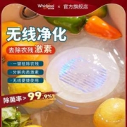 降￥40！Whirlpool 惠而浦 WVS-W151H 无线果蔬清洗机