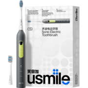 usmile 笑容加电动牙刷 男士声波自动牙刷 情侣礼物送男友 亮白能量刷 Y5越野灰