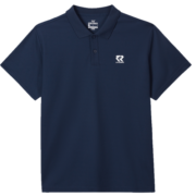 361°短袖t恤男春夏季休闲翻领上衣透气Polo衫运动服 652124125-3 XL