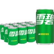 88vip：雪碧 汽水碳酸饮料迷你罐mini200mlx12罐