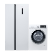 20点开始：SIEMENS 西门子 502升超薄简约+10KG洗烘一体 变频冰洗套装KA50NE20TI+WN52A1004W