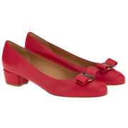 菲拉格慕（Ferragamo）( Ferragamo)女红色高跟鞋 0753711_1D _ 85礼盒