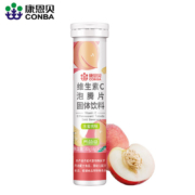 概率券：康恩贝 维生素c泡腾片 水蜜桃味  4g*20片