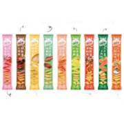 洽洽 喀吱脆片薯片 共12条 烧烤味+泡菜味+原味