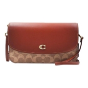 【自营】COACH/蔻驰女士棕色单肩斜挎包C5362B4NQ4