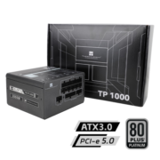 利民Thermalright 额定1000W TR-TP1000 ATX3.0电源 白金全模组 原生PCIE5.0 全日系电解电容 14CM小机身
