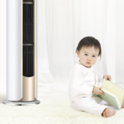 Midea 美的 [新一级能效]美的3匹智能变频冷暖无风感空调立式柜机舒适星节能 客厅家用圆柱落地式 KFR-72LW/N8MWA1