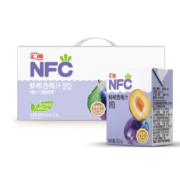 汇源 鲜榨NFC100%西梅汁纯果汁无添加200ml*12盒整箱饮礼盒