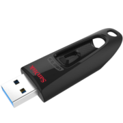 闪迪（SanDisk）128GB USB3.0 U盘 CZ48至尊高速 黑色 读速130MB/s 经典USB3.0 U盘 高速安全可靠