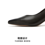 【甄选】Clarks其乐女鞋紫罗兰系列春优雅高跟鞋尖头小猫跟单鞋女