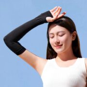 Warrior 回力 冰丝防晒袖 均码 云潜白/云碳黑
