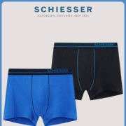 SCHIESSER 舒雅 男士S2舒美棉平角内裤混色2条装 E5/20751T