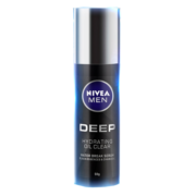 妮维雅（NIVEA）男士DEEP控油保湿精华露50g（小黑管精华液 控油保湿 乳液）
