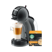 PLUS会员：Dolce Gusto 多趣酷思 MINIME 胶囊咖啡机+星巴克胶囊*2 黑色