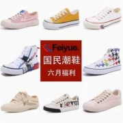 Fei Yue 飞跃 男女款低帮高帮帆布鞋 多款