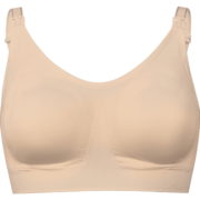 美德乐(Medela)致型款哺乳文胸  舒适孕期孕妇喂奶内衣body-fit 奶油色 M