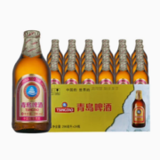 88VIP！TSINGTAO青岛啤酒 小棕金啤酒 296ml*24瓶
