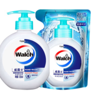 温和呵护双手！Walch 威露士 健康抑菌洗手液 525ml瓶装+525ml袋装