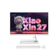 plus会员：联想(Lenovo) 小新一体机 白 27英寸 R7-5700U 16G+512G SSD win11